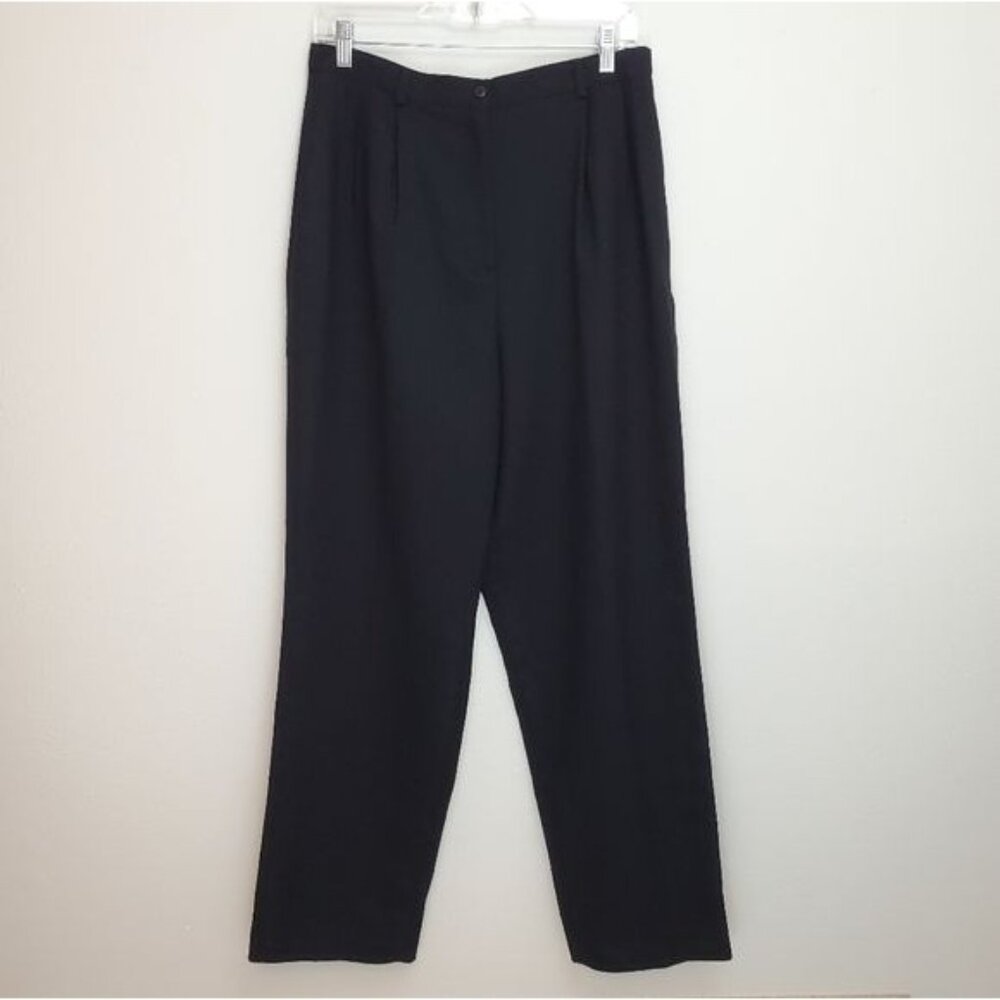 en Avance vintage wool high waisted career pants